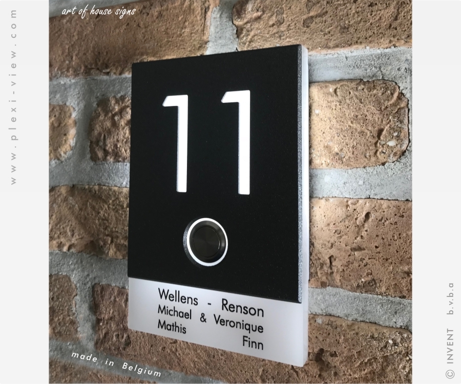 DOORBELL LED AVANT HOUSE SIGN AND NAME